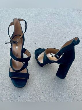 Coach Marina platform sandals heels size 10
